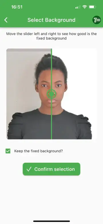 7ID-sovellus: Passport Photo Background Remover
